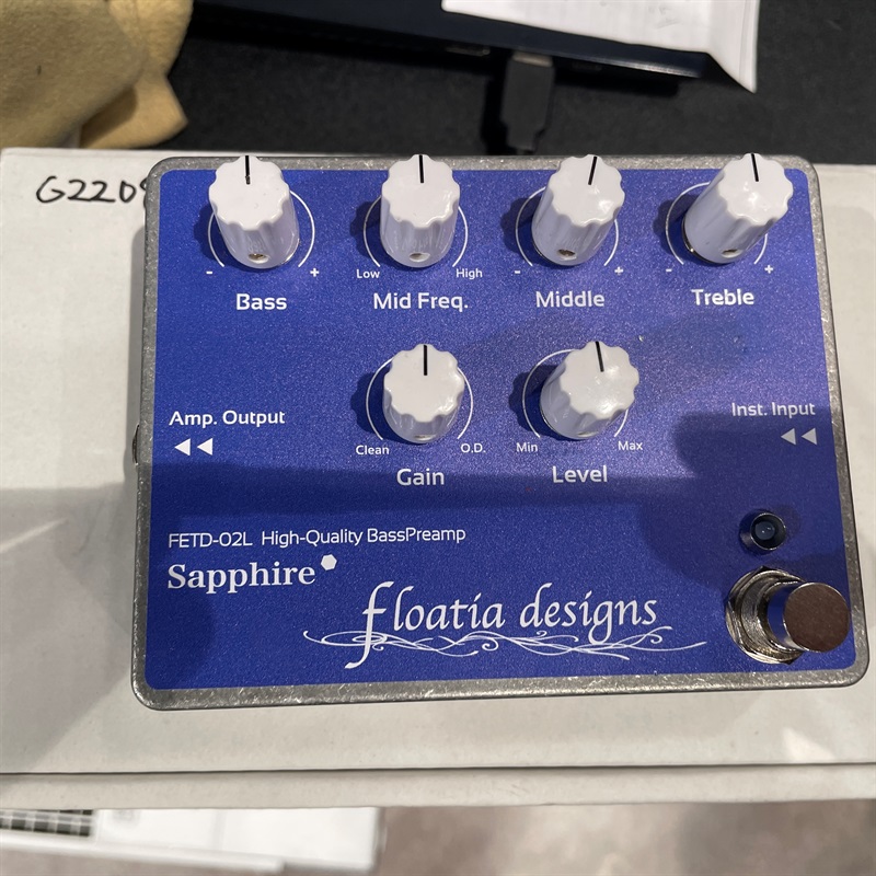 Floatia Designs sapphire bass preampの画像